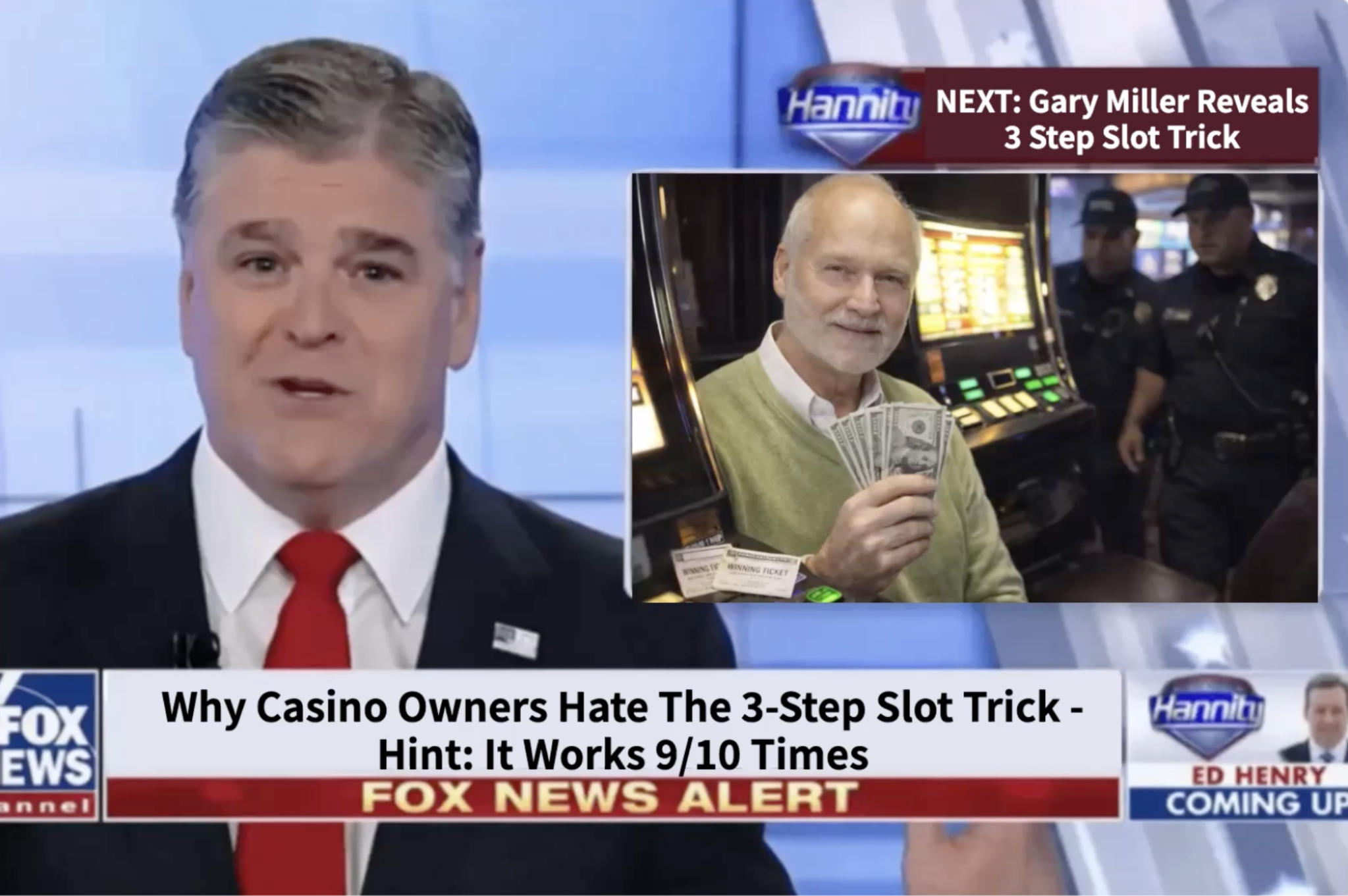 News broadcast about the 3-Step Slot Trick